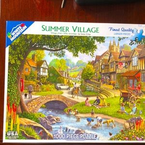 White Mountain puzzle -(2016) Summer Village by Steve Crisp